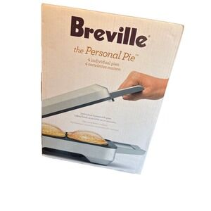 Breville BPI640XL 1200W‎ Personal 4 Mini Pie Maker Stainless Steel New Open Box